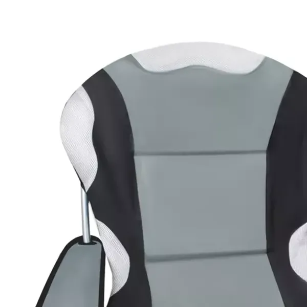 Krzesło wędkarskie czarno-szare 23674