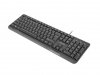 Klawiatura Trout Slim 1.8m czarna USB