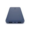 PowerBank 10 000mAh USB A i C 15W niebieski