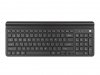 Klawiatura Felimare US bluetooth + 2.4GHz Slim, uchwyt na        telefon/tablet czarna