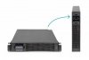 Zasilacz awaryjny UPS Online Rack 19 LCD, 1000VA/1000W, 2x12V/9Ah, 8xC13, USB, RS232, RJ45