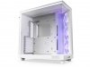 Obudowa H6 Flow RGB z oknem Biała