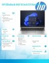 Notebook EliteBook 860 G11 U7-155U 512GB/16GB/W11P/16.0   9G0F9ET