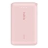 PowerBank BoostCharge 10k mAh 20w wbudowany kabel-C, port-C, różowy