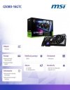 Karta graficzna GeForce RTX 5080 GAMING TRIO OC 16G GDDR7 256bit 3DP/HDMI