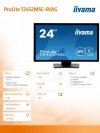 Monitor 24 cale T2452MSC-B1AG 10 PKT. POJ,IPS,HDMI,DP,2x1W,7H,2xUSB,  400cd/m2,AG-(Anti Glare)