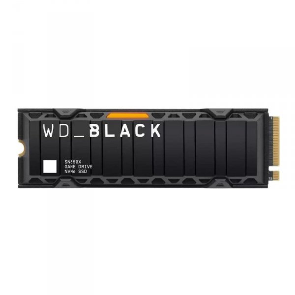Dysk SSD WD Black SN850X 1TB M.2 2280 PCIe NVMe (7300/6300 MB/s) WDS100T2XHE z radiatorem