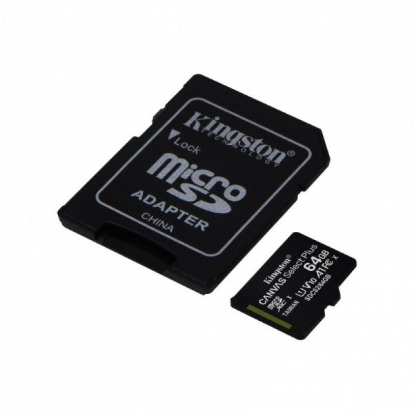 Karta pamięci microSD  64GB Canvas Select Plus 100MB/s Adapter
