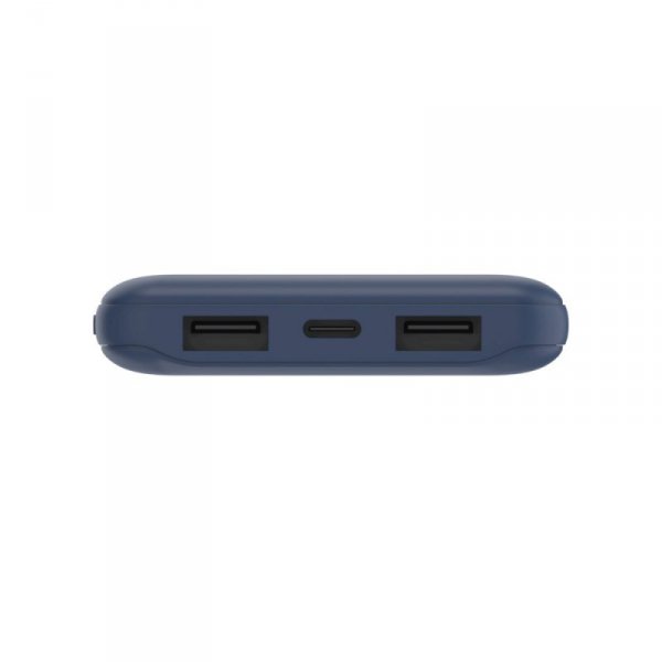 PowerBank 10 000mAh USB A i C 15W niebieski