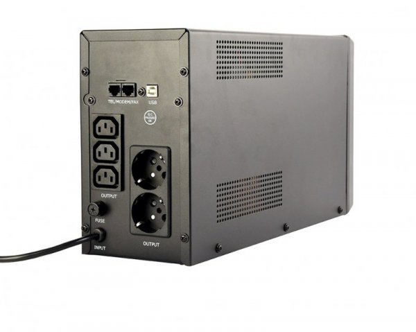 Zasilacz UPS 2000VA Line-in 1xC14 3xC13 2xShuko USB RJ45