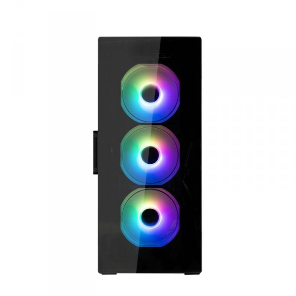 Obudowa I3 Neo TG Mid Tower RGB 4xwentylator, czarna