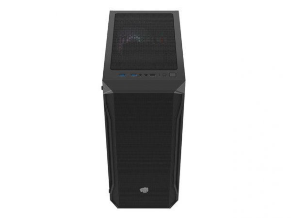 Obudowa Fury Shobo SH4 RGB Midi Tower z oknem Czarna