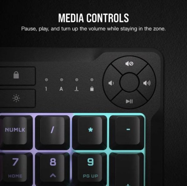 Klawiatura K55 Core RGB Czarna