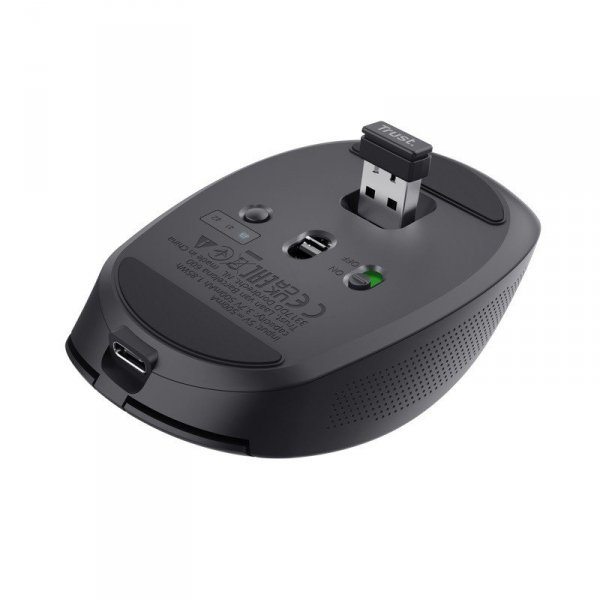 Bezprzewodowa mysz OZAA Compact  Czarna
