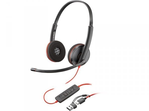 Słuchawki Blackwire 3220 USB-A/C  8X2J9A6 Czarne
