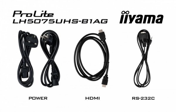 Monitor 50 cali LH5075UHS-B1AG,24/7,VA,ANDROID.11,4K,3xHDMI,DP,RJ45,  2xUSB,2x10W