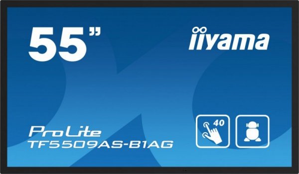 Monitor 55 cali TF5539AS-B1AG,IPS,4K,HDMIx2,DP,RJ45,3xUSB,2x10W,      ANDROID,24/7,IP65