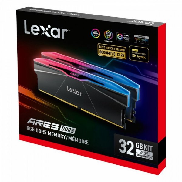 Pamięć DDR5 ARES RGB Black  32GB(2*16GB)/6000 CL28