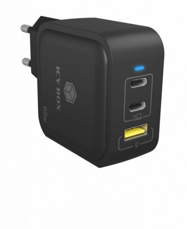 Ładowarka  IB-PS1030-PD 65 WATT, 2x TYPE-C, 1x Type-A