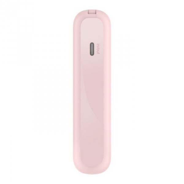 PowerBank BoostCharge 10k mAh 20w wbudowany kabel-C, port-C, różowy