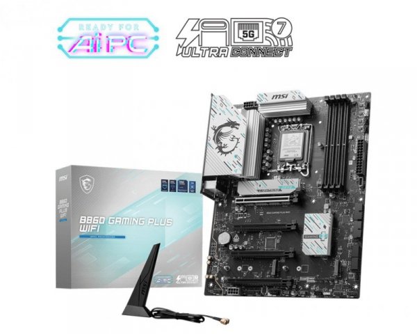 Płyta główna B860 GAMING PLUS WIFI s1851 4DDR5 ATX