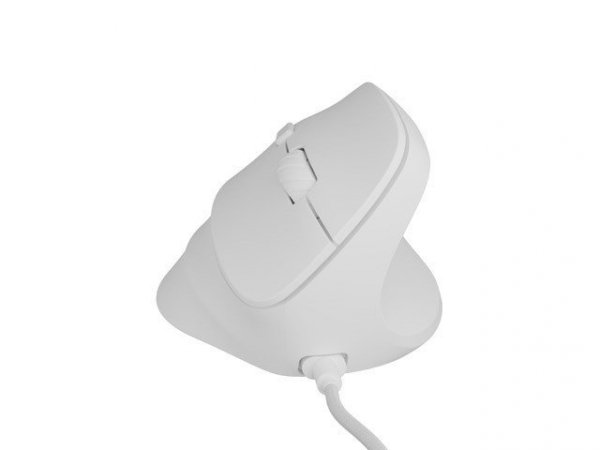 Mysz wertykalna CRAKE 2 PRO 128000DPI optyczna biała