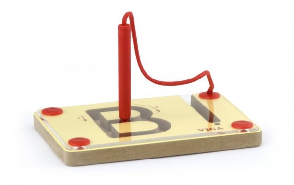 Tabliczki Magnetyczne Nauka Pisania Wielkie Litery Viga Toys Montessori