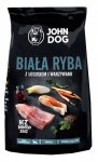 John Dog Adult biała ryba z łososiem i warzywami 12kg