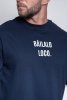 T-shirt oversize BAILALO LOCO granat