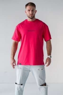 T-shirt oversize INQUIETO. by ADICTO. Do tańca, bachata, salsa, reggaeton - przód 