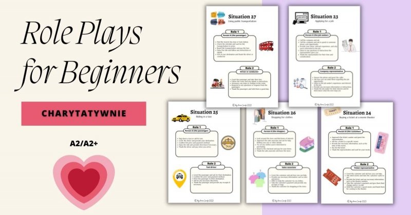 30 Role Plays For Beginners A1/A2