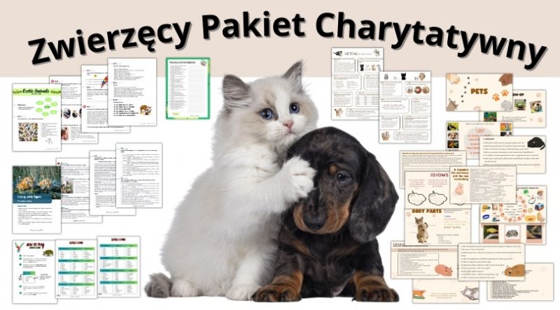 Pakiet lekcji o tematyce zwierzęcej || od A2 do B2+