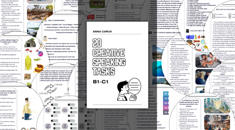 20 Creative Speaking Tasks B1-C1