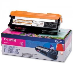 Toner oryginalny Brother TN328M magenta do HL-4570CDW / DCP-9270CDN / MFC-9970CDW  na 6 tys. str. TN-328M