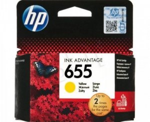 HP Tusz nr 655 CZ112AE Yellow 600str