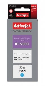 Tusz Activejet AB-5000C (zamiennik Brother BT-5000C; Supreme; 50 ml; niebieski)