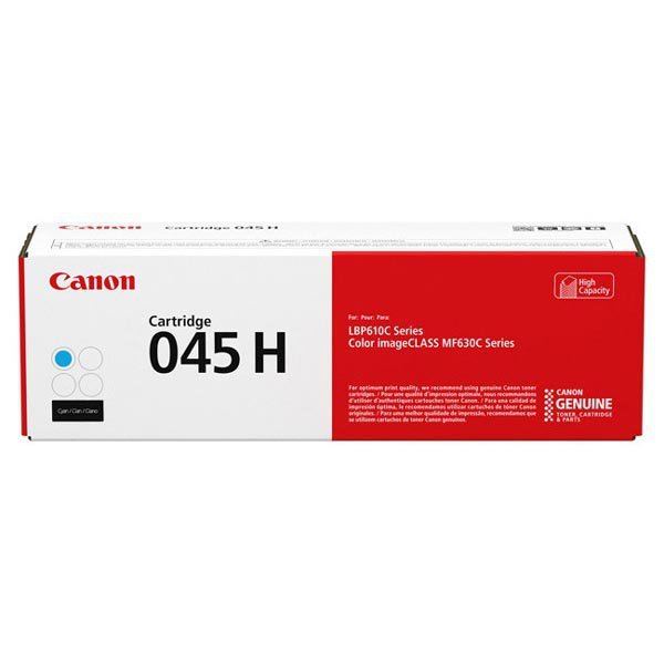 Canon oryginalny toner 045 H C, 1245C002, cyan, 2200s, high capacity