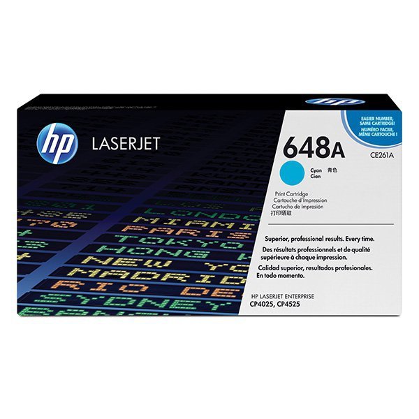 HP oryginalny toner CE261A, HP 648A, cyan, 11000s