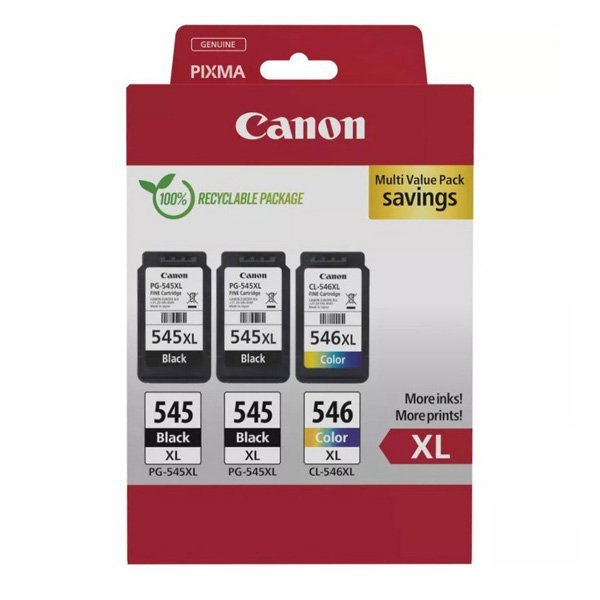 Canon oryginalny ink / tusz PG-545XL/CL-546XL, 8286B013, black/color, 2x black+color, Multi-pack