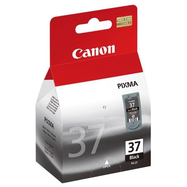 Canon oryginalny ink / tusz PG-37, 2145B008, 2145B003, 2145B007, black, blister z ochroną, 220s, 11ml
