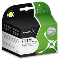 Tusz Asarto do HP 711 T120/T520 | CZ132A | yellow