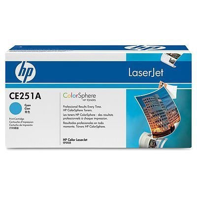 Toner oryginalny HP CE251A cyan do HP Color LaserJet CP3525 / CP3525n / CP3525dn / CP3525x / CM3530 / CM3530fs na 7 tys. str.