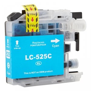 Tusz cyan Brother BR-525XC | LC525XL/ LC-525 XL C zamiennik | 14ml 
