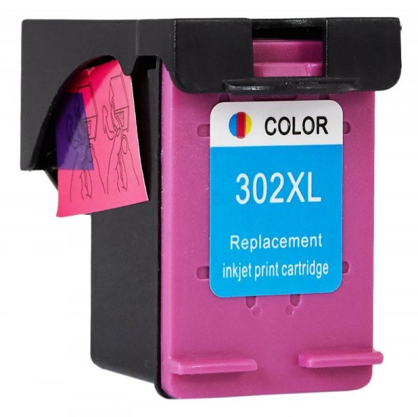 Tusz kolorowy HP-302XC | rem. | F6U67AE / 302XL COL zamiennik  | 18ml