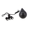 HHW01 HULA HOP BLACK Z WYPUSTKAMI I OBCIĄŻNIKIEM HMS
