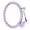 ZESTAW HULA HOP OHA02 VIOLET Z WYPUSTKAMI I OBCIĄŻNIKIEM ONE FITNESS + PAS BR160