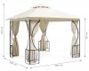Namiot pawilon ogrodowy  lux altana 3x3m ModernHome
