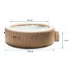Nadmuchiwane jacuzzi hydromasaż 4 os. 196x71 cm akcesoria premium INTEX 28426
