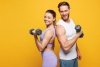 Hantle sześciokątne zestaw 2x3 kg ciężarki do ćwiczeń obciążniki fitness szare ModernHome