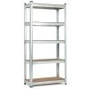 Regał magazynowy 205x120x45 cm stal galwanizowana 5 półek 875 kg ModernHome